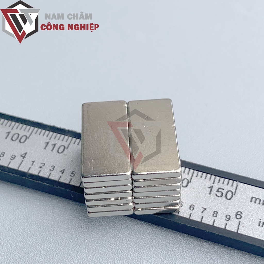 Nam châm chữ nhật 20x10x2mm, 20x10x4mm, 20x10x5mm, 20x10x10mm nam châm siêu khỏe