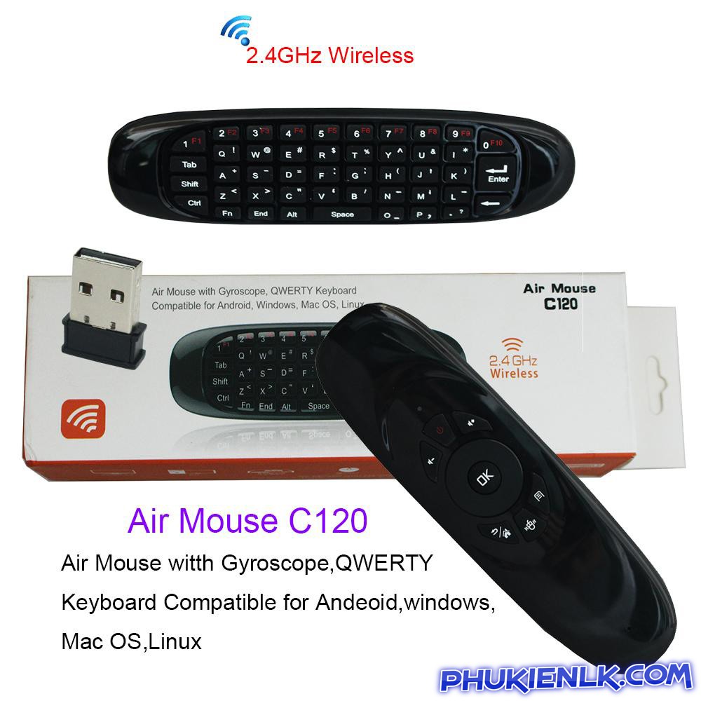 Điều khiển tử xa thông minh chuột bay C120 cảm biến gia tốc(ĐẸP)