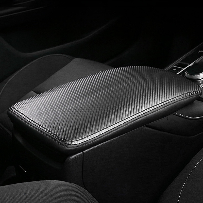 Bao Da Sợi Carbon Bọc Bệ Tỳ Tay Xe Hơi Mazda CX-30 CX30 2020