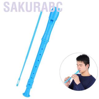 Sakurabc 8 Hole Clarinet Flute with Cleaning Rod and Instruction for Children Kids Beginner