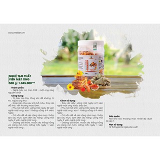 Nghệ tam thất viên mật ong Mẹ Ken 500gr