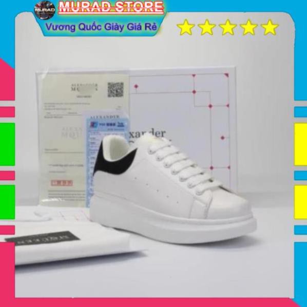[TẶNG TẨY VỆ SINH+TẤT] Giày thể thao sneaker  MCQ gót nhung đen full box MET1 | BigBuy360 - bigbuy360.vn