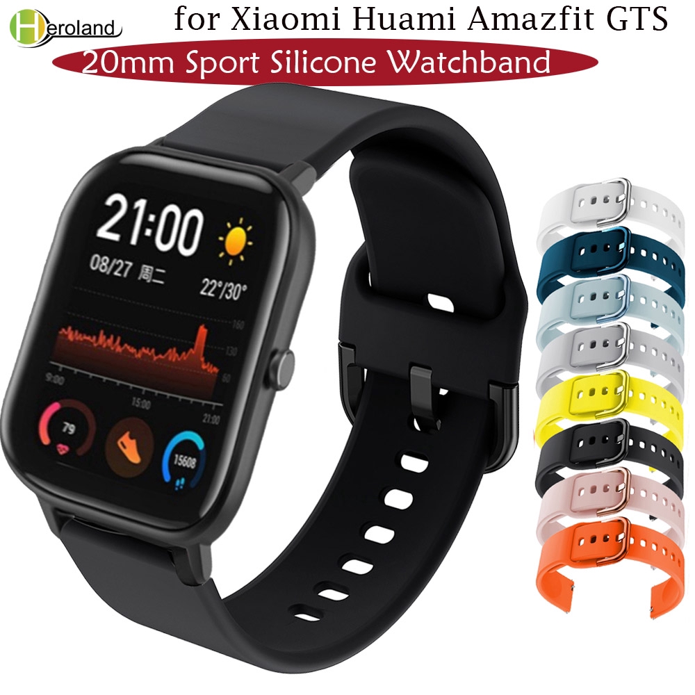 Dây đồng hồ bằng silicon 20mm cá tính dành cho Huami Amazfit GTS / Amazfit GTR 42MM / BIP lite / Samsung Galaxy 42MM