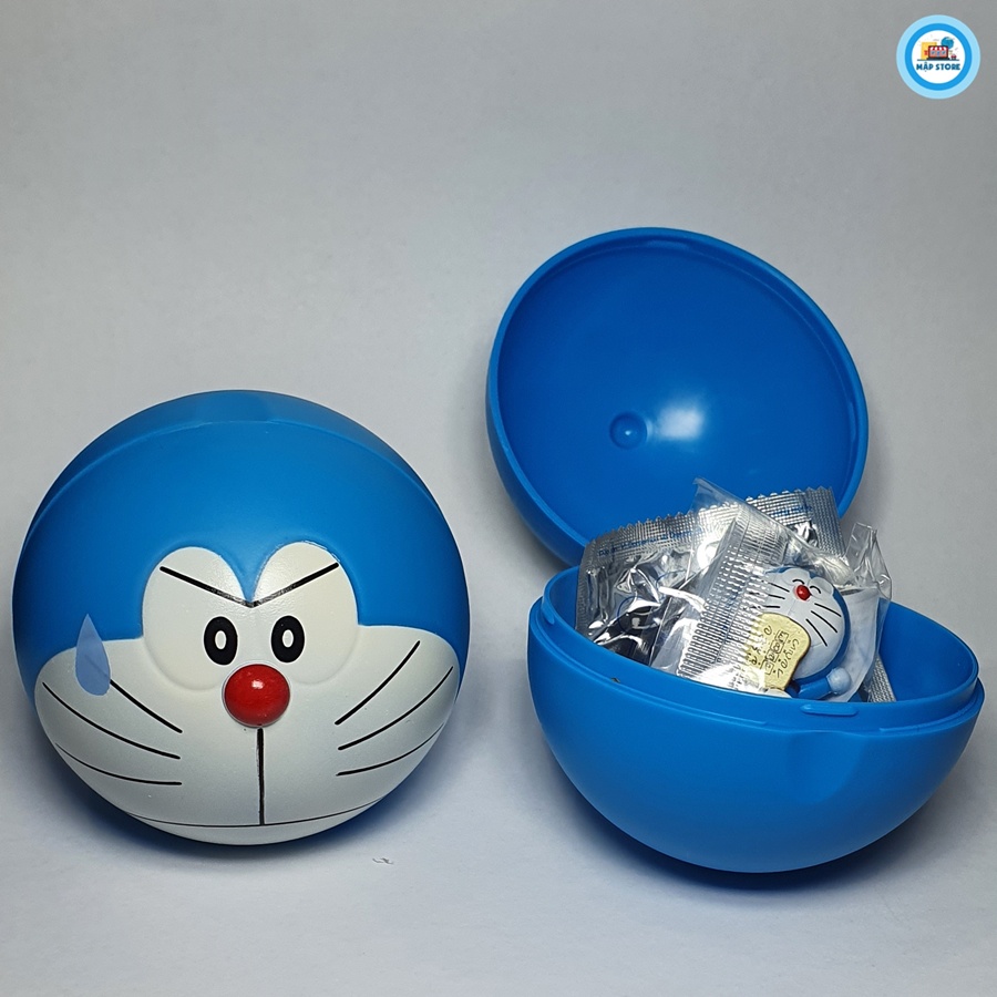 Trứng DORAEMON kèm Mô hình Doraemon Bánh mì chuyển ngữ