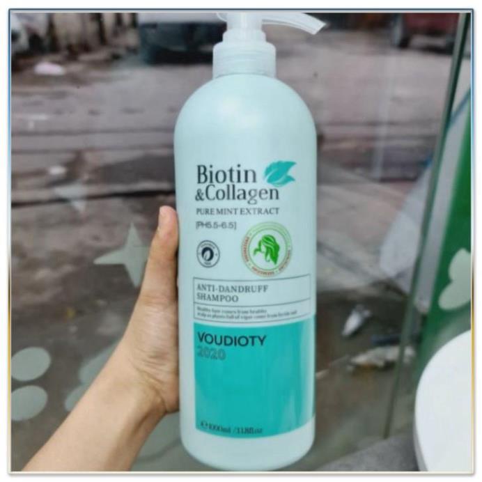 [CHINH HÃNG]⚡FreeShip⚡ Cặp Dầu Gội Xả BIOTIN & COLLAGEN XANH DƯƠNG 1000ML, Giảm Gàu Hiệu quả, Dưỡng Tóc Mềm Mượt | BigBuy360 - bigbuy360.vn