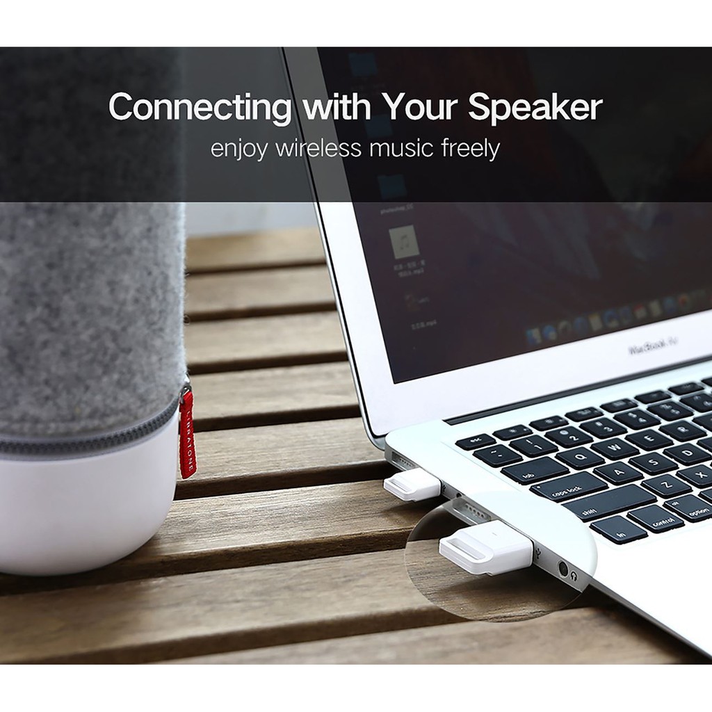 Usb Bluetooth 4.0 Chính Hãng Ugreen US192-30443-30524 - Chuyên Dùng Để Kết Nối Máy Tính Với Phím,Chuột, Tai nghe, Loa...
