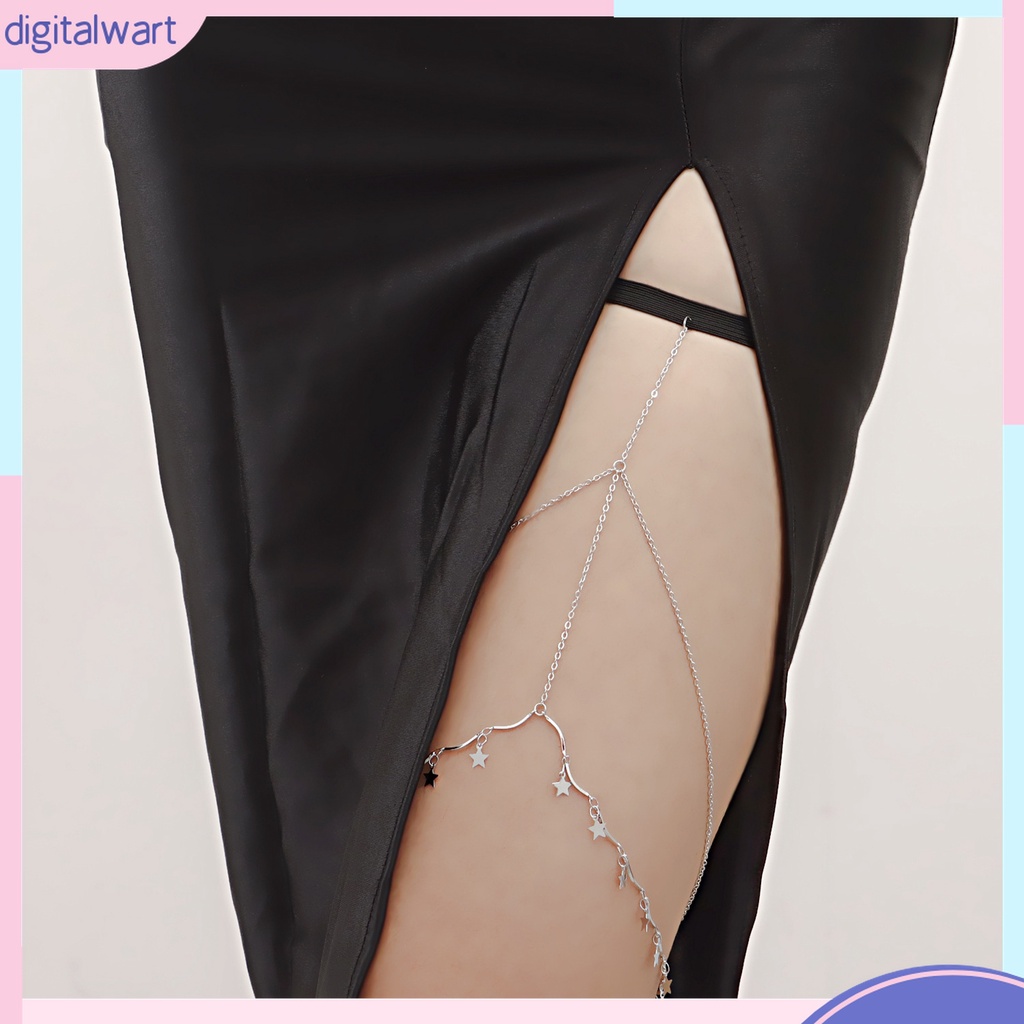 {digitalwart} Dây Xích Cơ Thể Nhiều Lớp Tua Rua Bắt Mắt Hình Học Có Thể Điều Chỉnh Trang Trí Đầm Quyến Rũ Cho Nữ Chuỗi Đeo Đùi Đi Biển