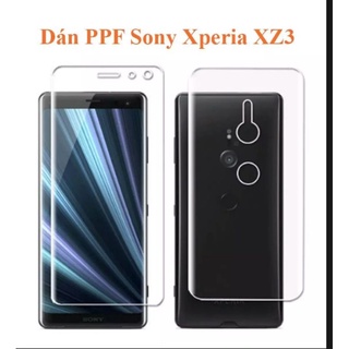 Miếng dán PPF bảo vệ màn hình và lưng máy Sony XZ3