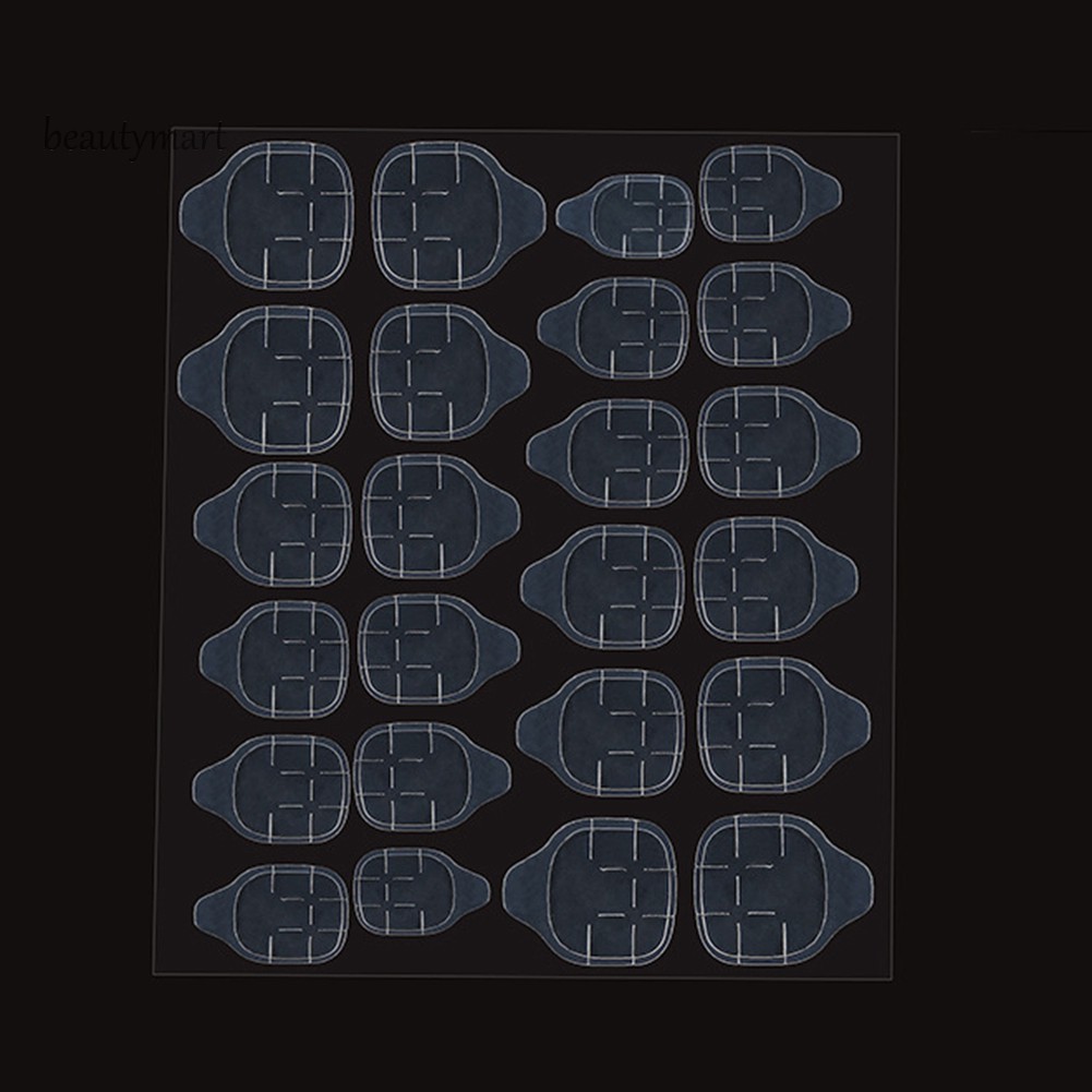 [Hàng mới về] set 120 miếng dán trong suốt dùng trang trí móng tay