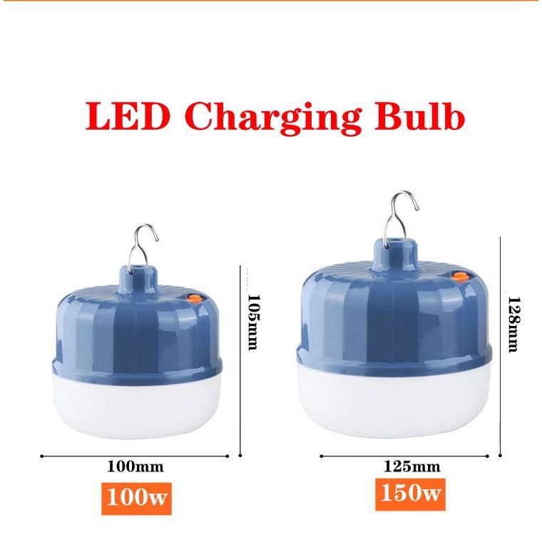 Bóng Đèn Tích Điện 150W- Chống nước, chống va đập