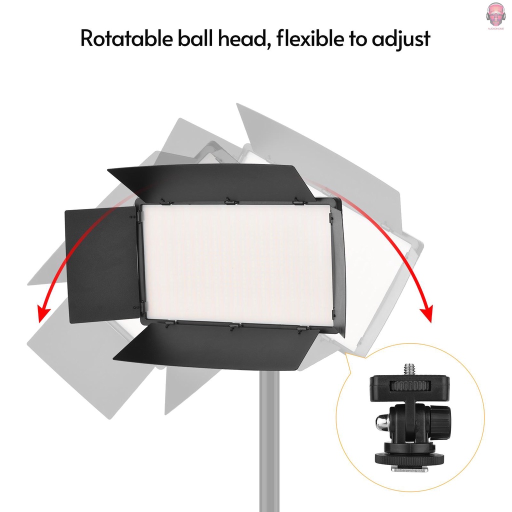 Hình ảnh Bảng đèn LED 800 bóng Andoer-800 có thể điều chỉnh độ sáng 3200-5600K với đầu bi 1/4 inch #3