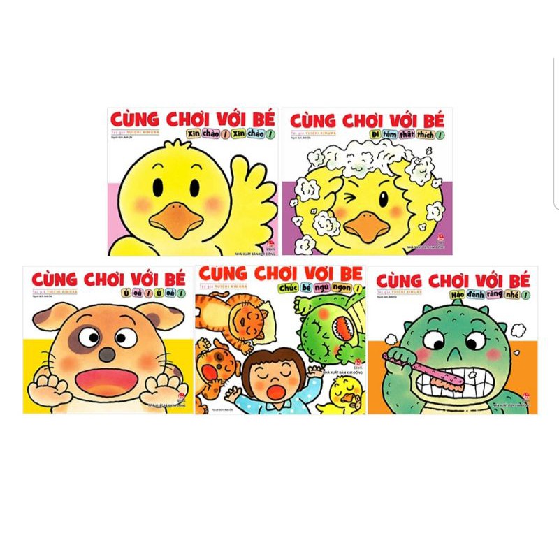 Sách - Cùng chơi với bé (bộ 1 - 5 cuốn)