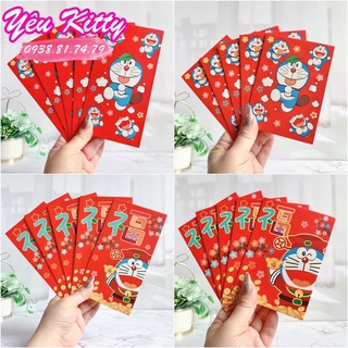 Set 5 bao lì xì doraemon doremon