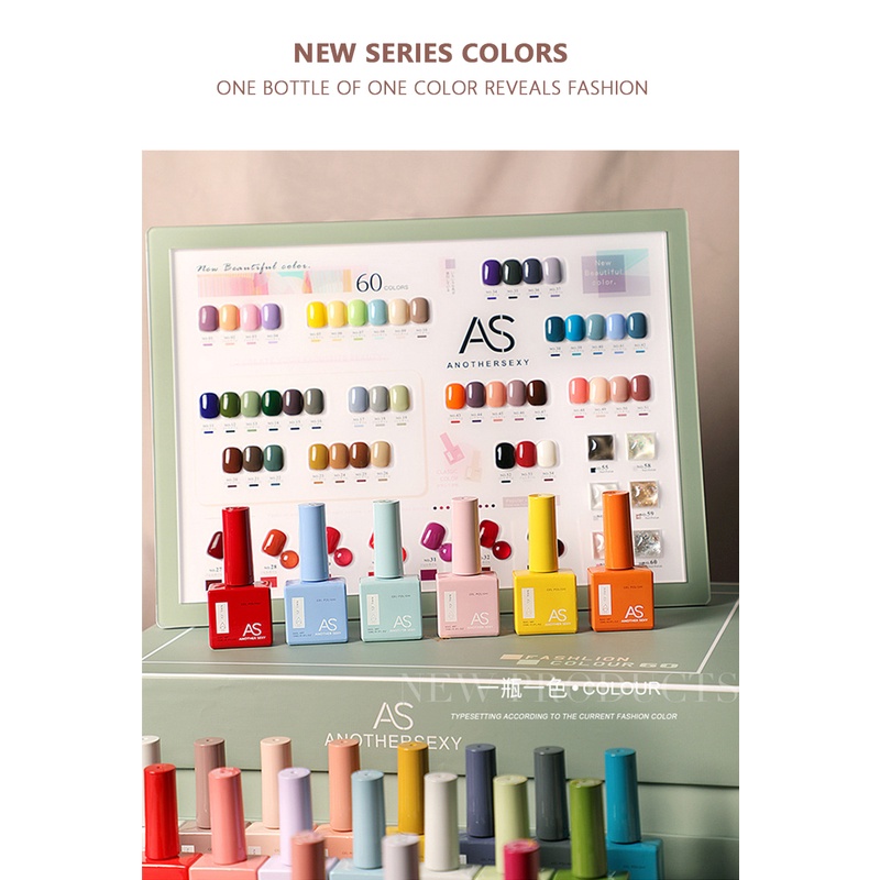 Gel sơn móng tay ANNIES AS 30 màu sắc tùy chọn bền 15ml