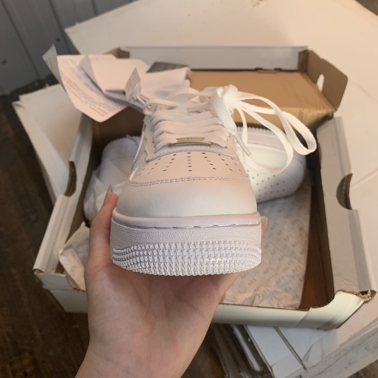 Giày Sneaker Air Force 1 - AF1 All White Cổ Thấp - SC Full Box Pk