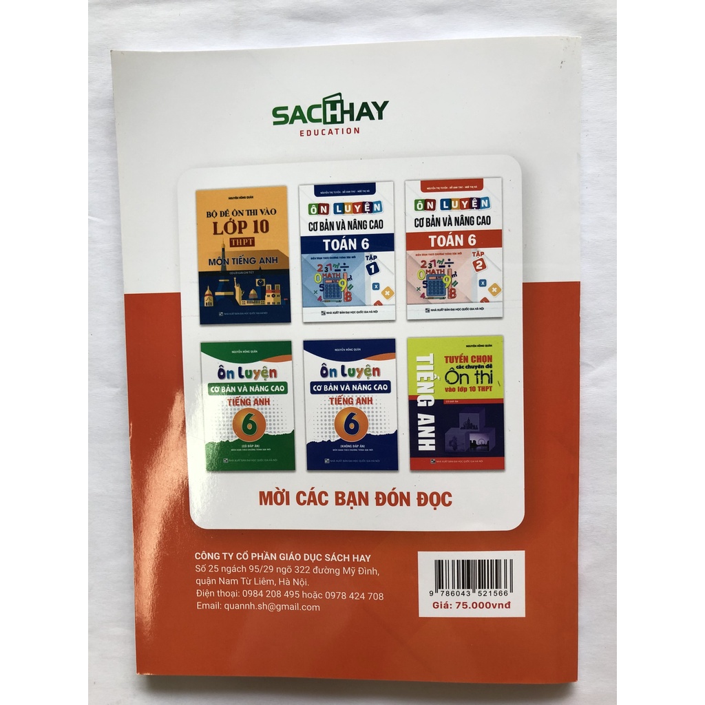 Sách - Ôn luyện cơ bản và nâng cao Toán 6 tập 2