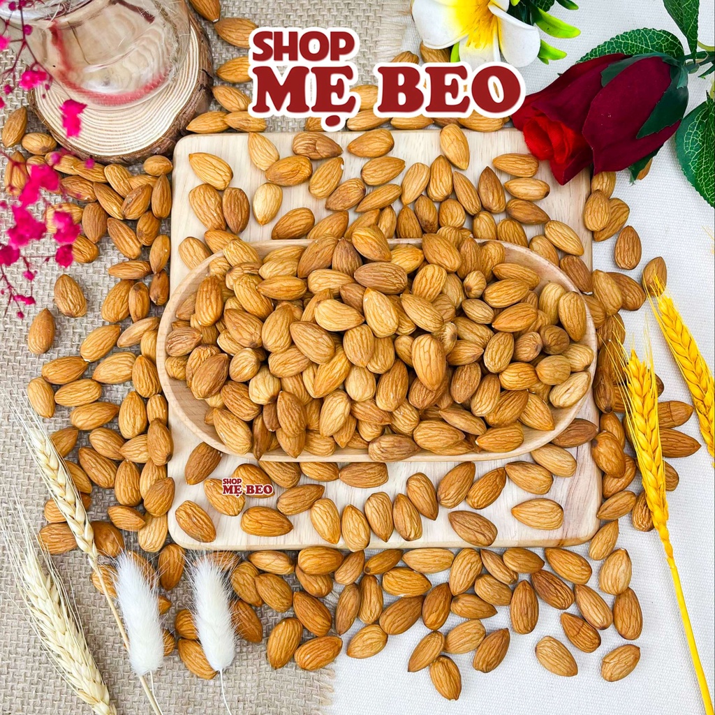 Hạt Hạnh Nhân Sấy Chín Shop Mẹ Beo