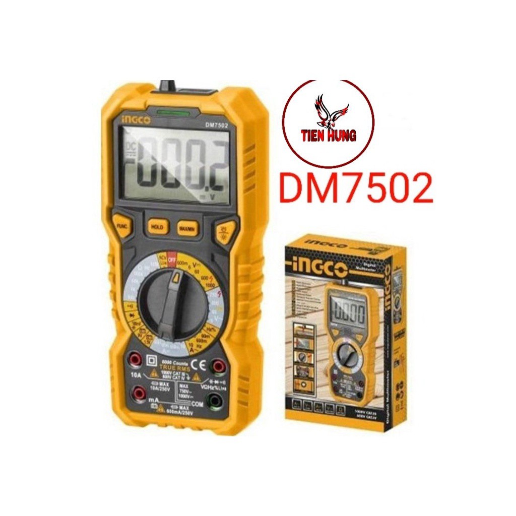 TH Đồng hồ vạn năng kỹ thuật số Ingco DM7502 GIATRITHUC