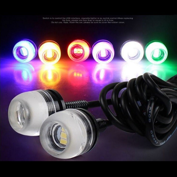 Một đôi đèn LED vít thấu kính lõm