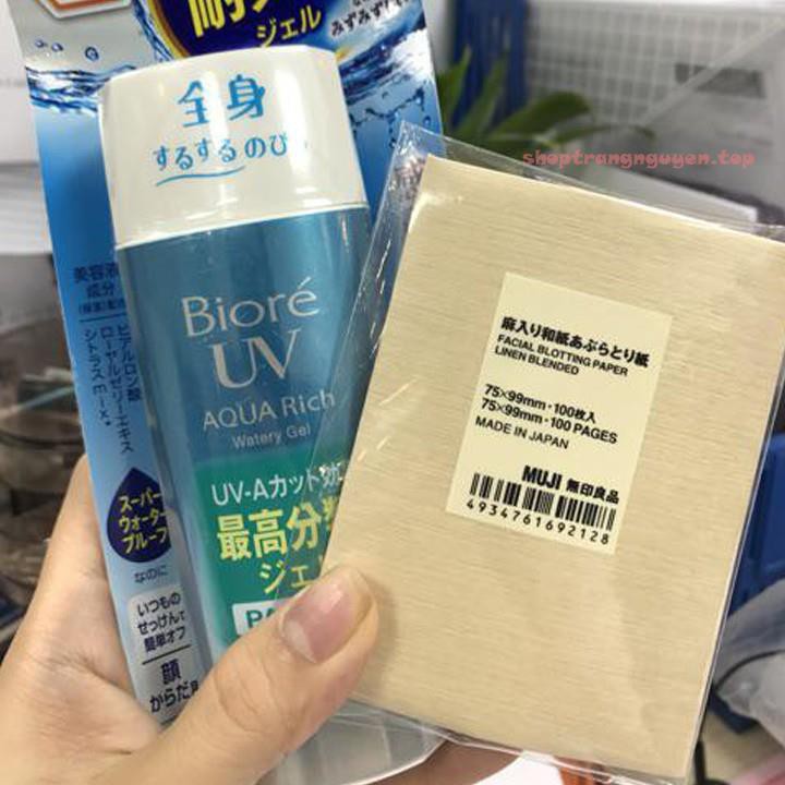 [MẪU MỚI] Kem chống nắng màng nước Biore UV Aqua Rich Water Gel SPF 50+/PA++++