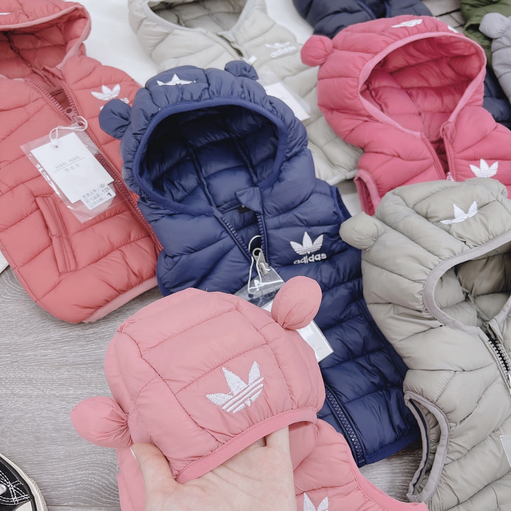 Áo khoác Gile cho bé,Áo phao gile siêu nhẹ cho bé từ 1-8 tuổi