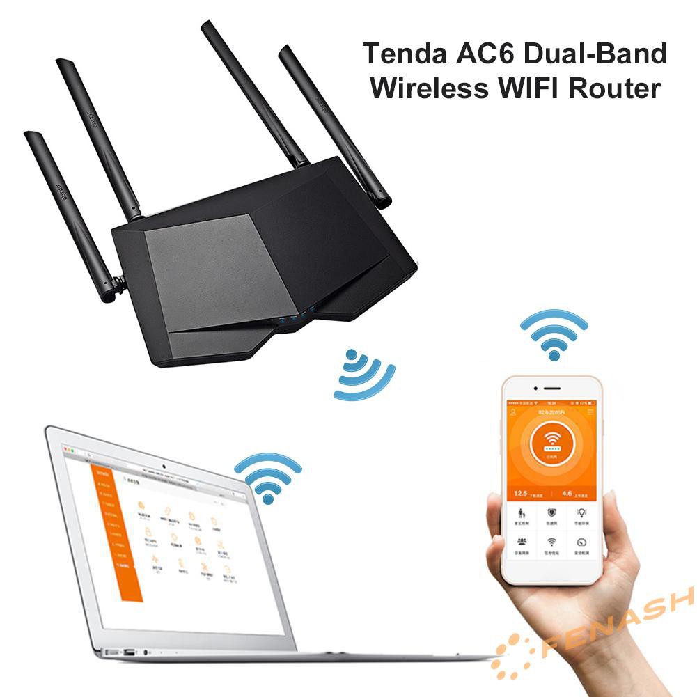Bộ Định Tuyến Wifi Không Dây Tenda Ac6 1200mbps | BigBuy360 - bigbuy360.vn