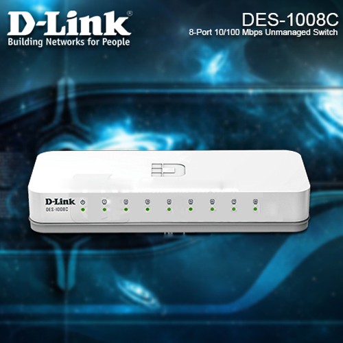 Công Tắc Hub 8 Cổng D-Link Des-1008C