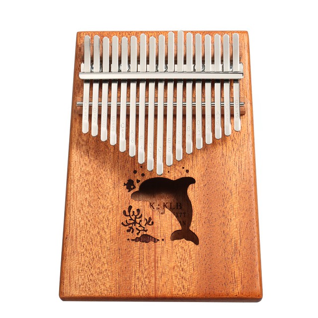 [Giao hỏa tốc] Đàn kalimba 17 phím gỗ nguyên khối Mahagony GECKO000019 cho bạn mới biết chơi