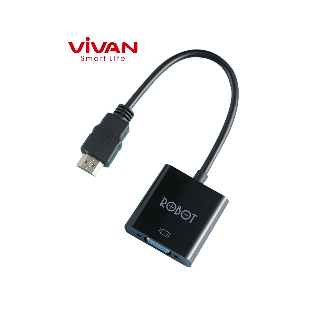 HUB Chuyển Đổi Cổng HDMI Sang Cổng VGA VIVAN RHV10 Hỗ Trợ Độ Phân Giải 1080P Full HD Bảo Hành Chính Hãng