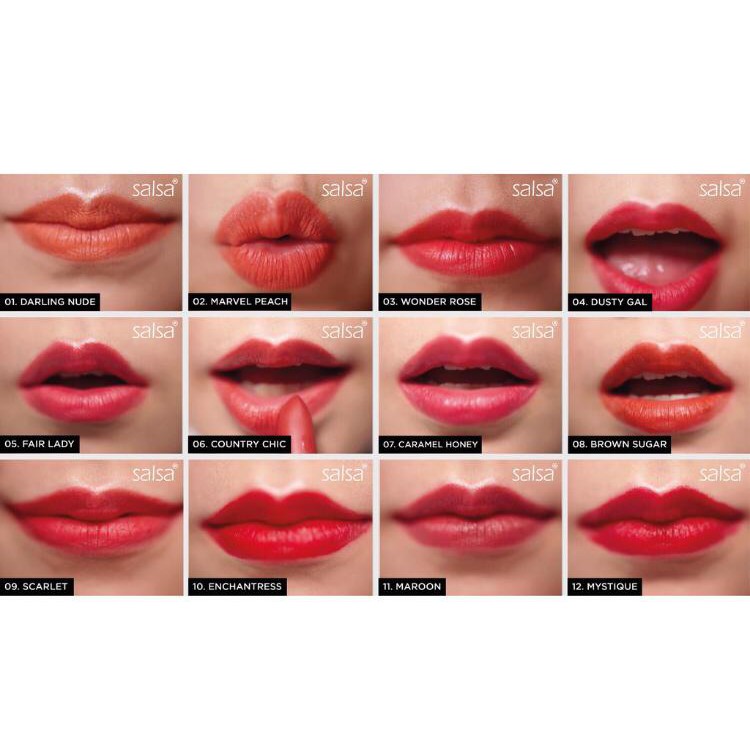 (hàng Mới Về) Son Lì Trang Điểm Lâu Trôi Chống Thấm Nước Salsa | BigBuy360 - bigbuy360.vn