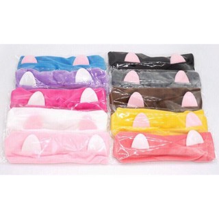 Phụ kiện tóc băng đô turban tai mèo Hàn Quốc dễ thương