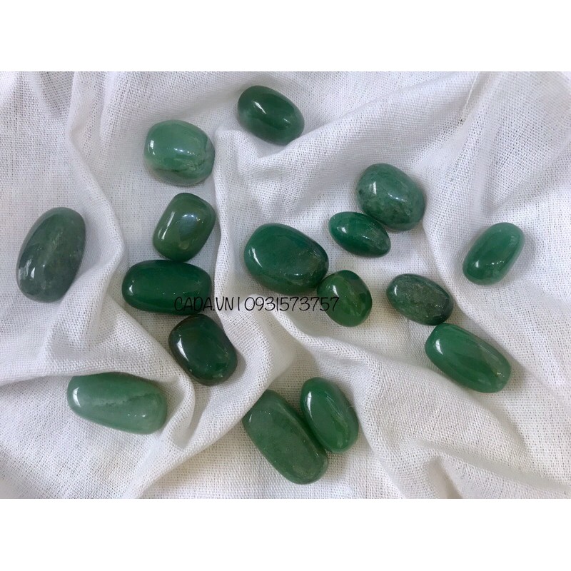 (3 viên) AVENTURINE TUMBLED - sỏi thach anh xanh | BigBuy360 - bigbuy360.vn