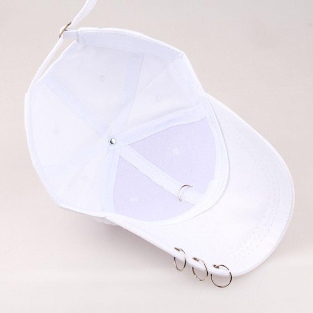 AROMA Mũ Lưỡi Trai Unisex Đính Khoen Tròn Thời Trang