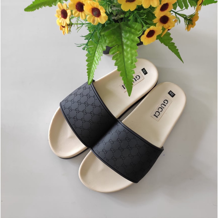 ⚡HÀNG SIÊU CẤP⚡ Dép quai ngang nam GC đế trắng quai xanh - Dép lê nam Hàn Quốc siêu đẹp