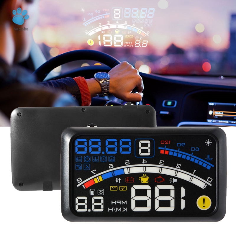 Thiết Bị Quét Và Kiểm Tra Tốc Độ Nhiên Liệu Xe Hơi Có Màn Hình Led 5.5 "Obd2