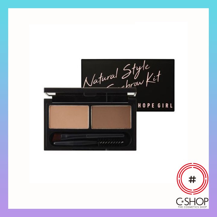 Bộ Kit Kẻ Chân Mày HOPE GIRL NATURAL STYLE EYEBROW KIT (bán giá dùng thử)_Mỹ phẩm Hàn Quốc chính hãng