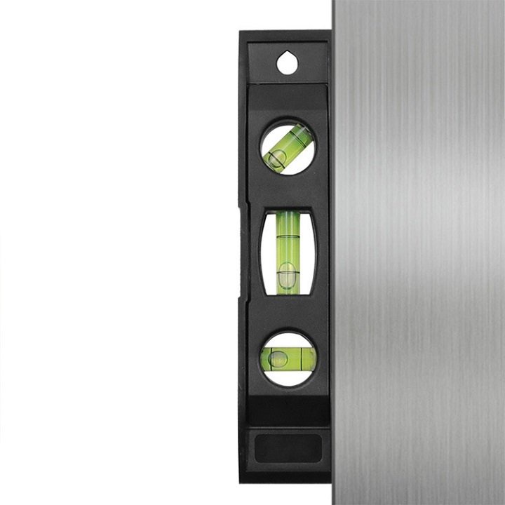 THƯỚC THỦY CÓ NAM CHÂM 15cm 3 BÌNH THỦY màu đen - 933