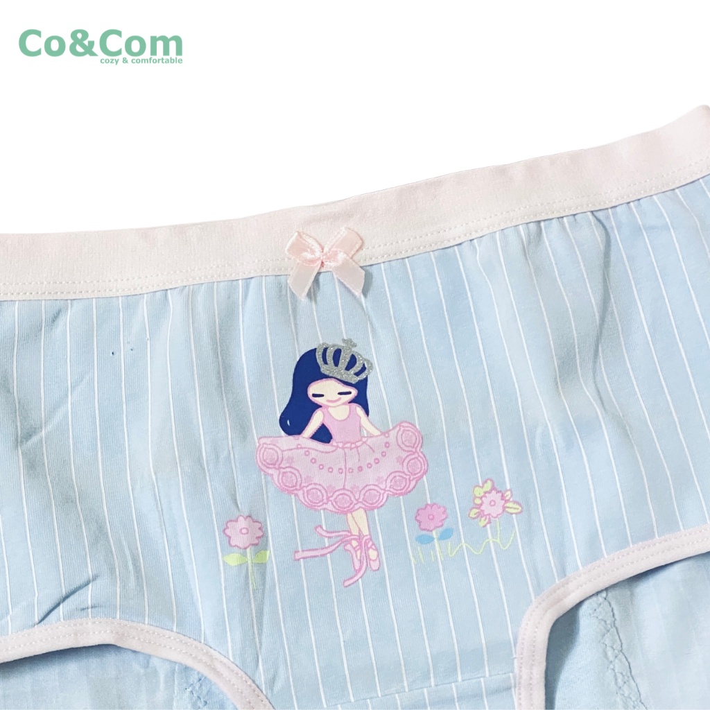 Set 2 Quần Lót Bé Gái Size Lớn 30-45 Kg Co&amp;Com CV70060 Cotton Cao Cấp Nhiều Mẫu Dễ Thương Mềm Mại