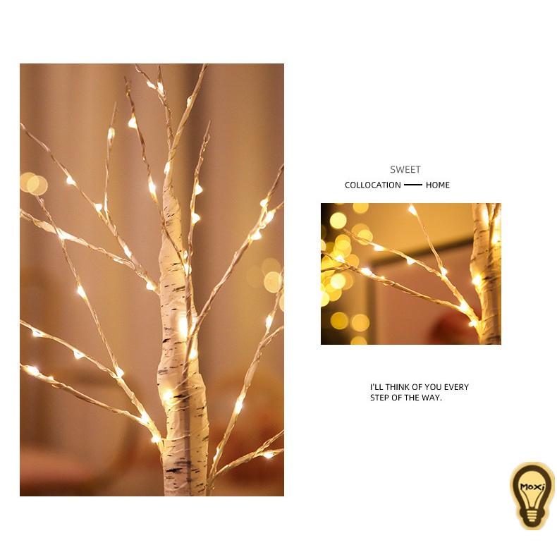 [ HÀNG SẮN 1m8 ] Đèn LED Trang Trí Hình Cây Phong Cách Tây, Nội Thất, Sảnh Khách Sạn, Nhà Hàng, Sân Vườn, làm đèn DECOR.