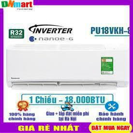 Điều hòa Panasonic 1 chiều Inverter R32 tiêu chuẩn 18000BTU CS/CU-PU18VKH-8