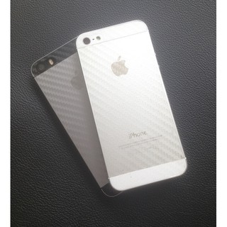 Miếng dán lưng vân carbon iPhone 5/5S
