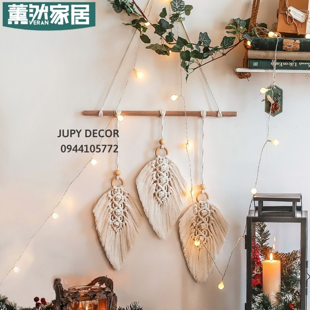 [ SẴN HCM] MACRAME handmade treo tường trang trí phòng ngủ, phòng khách, homestay, quà tặng độc đáo