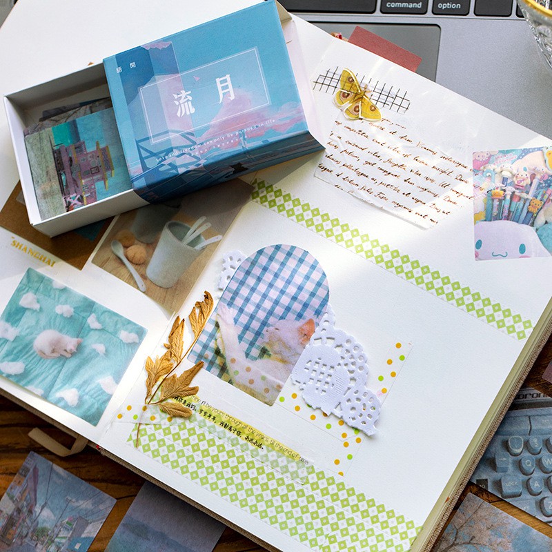 Hộp 100 sticker giấy SH1001 Gachini