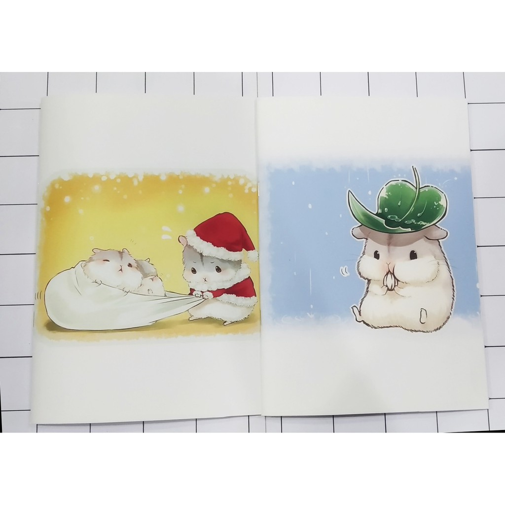 Vở Phoebe hamster kẻ ngang S7VI9 vở hoạt hình sổ hoạt hình 25x17cm 80 trang giấy đẹp