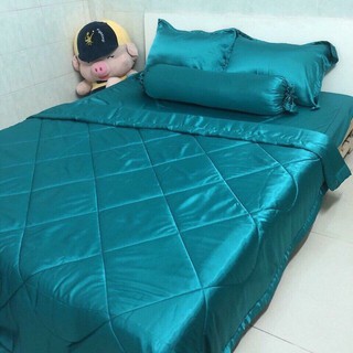 [SIÊU SALE] [HỔ TRỢ PVC] Xả kho Bộ drap giường có chăn phi lụa cao cấp sang chảnh (chọn màu)