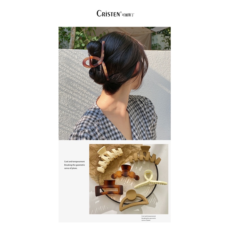 Kẹp tóc càng cua cỡ lớn phong cách hàn quốc xinh xắn cho nữ