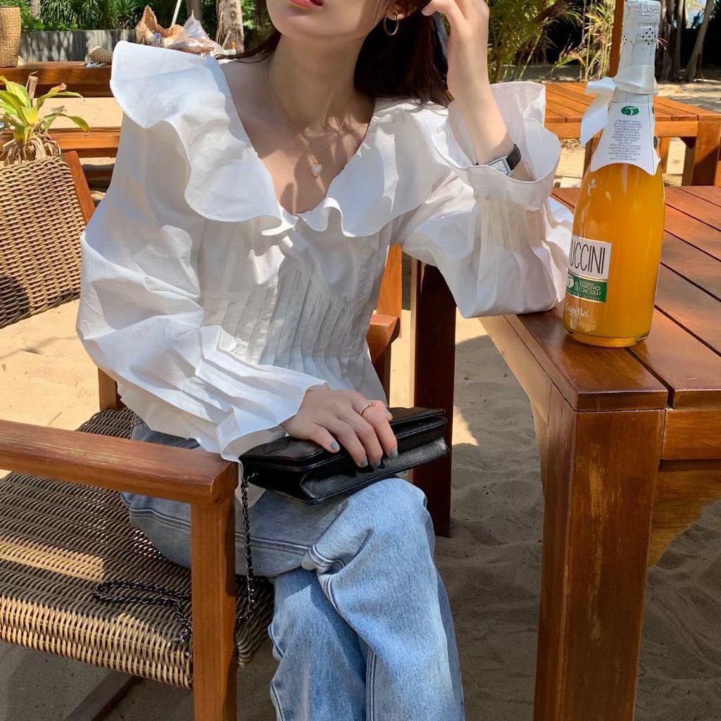 Áo viền bèo xếp ly , The Peace