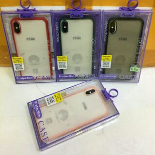 Ốp Ou case viền xi lưng nhám iphone Xs max