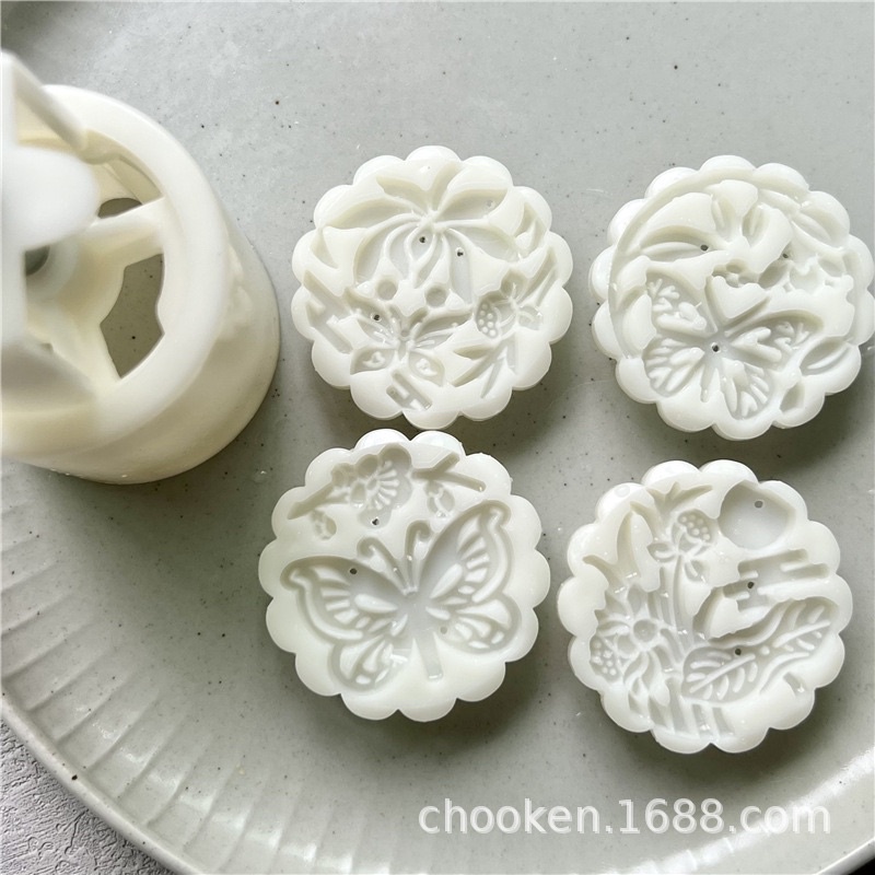 Khuôn trung thu lò xo 4 mặt 50g 2022 (MS7)