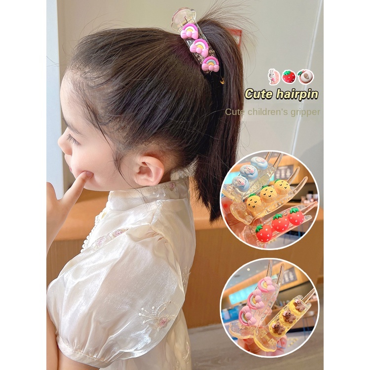 Kẹp Tóc Hình Cá Mập Hoạt Hình Dễ Thương Cho Bé Gái
